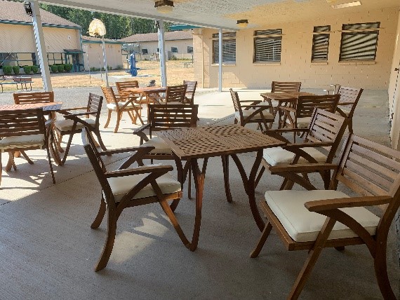 Seating area at Mission Creek Corrections Center for Women