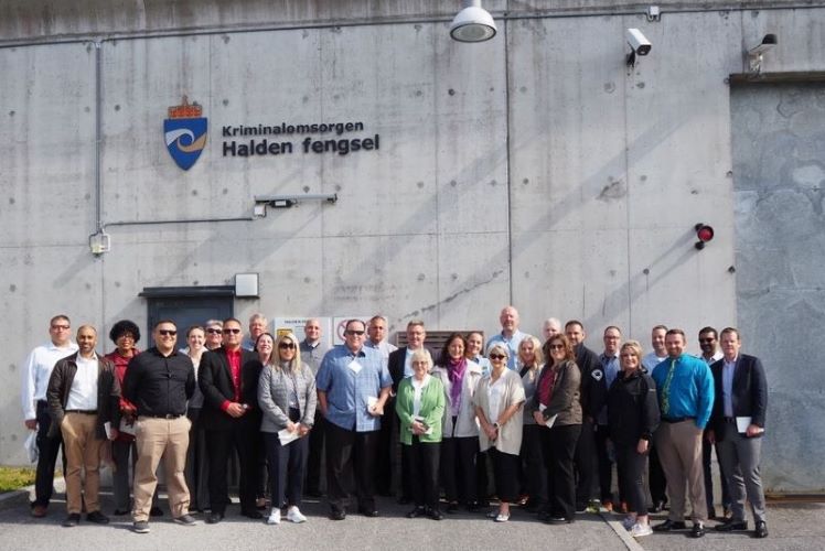 Leadership immersion trip with leaders from California, Oregon, and Washington at Halden Prison