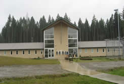 image of the outside of the new MCCCW Gold Creek Housing Unit 1 building