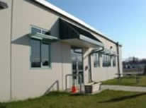 image of the outside of the new WSP warehouse building